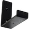 Ekena Millwork 2"W x 6"D x 5 1/2"H Steel Hanging Shelf Bracket, Powder Coated Black BKTM02X06X05HSPBL - alternate 1